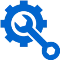 Gear and wrench icon